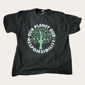 Unisex Vintage OUR PLANET OUR RESPONSIBILITY Shirt